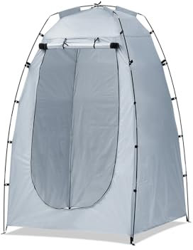 TUKAILAI Changing Tent - Outdoor Privacy Tent for Changing, Dressing, Fishing, Bathing - Easy Setup, Carry Bag (Grey)