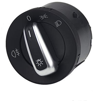 ZIxmix Car Headlight Switch/Passend for VW Caddy III Touran Jetta Golf V VI 5 6 Headlight Switch