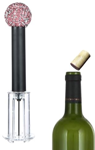 Décapsuleur à pompe à air – Ouvre-bouteille de vin portable, pompe à air comprimé ouvre-bouteille, ouvre-bouchon portable pour voyage, femme et homme, tire-bouchon simple Bellv