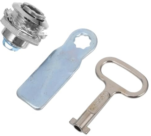 iplusmile Zinc Alloy Electrical Cabinet Lock Key for outside Hydrant Key Compatible Fits Outdoor Trash Can Rubbish Bin Hardware Box Gas Lock Cabinet Box
