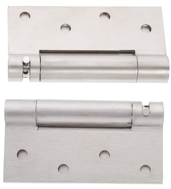 DIYEAH 2 Piezas Bisagras De Acero Inoxidable Para Puertas Armario Cocina Ajustables Auto Cierre Silenciosas 3.85X2.04X0.62 in
