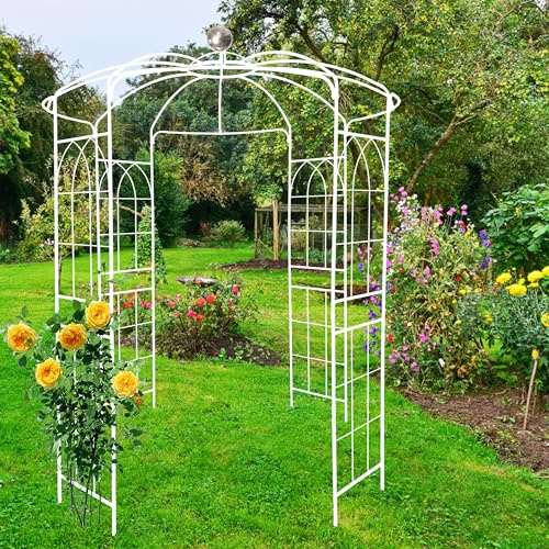 Gartenpavillon aus Eisen, für Hochzeitszeremonie, Kletterpflanze, Unterstützung im Freien