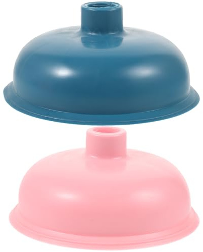 VILLCASE 2pcs Replaceable Rubber Toilet Plunger Heads No Handle Suction Cup Replacement for Bathroom and Kitchen Sink Drain Unclogging Tool Practical and Use Plunger Accessories