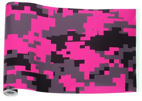 Film Vinyle Camouflage pour Voiture Rose Pvc Décoration Carrosserie