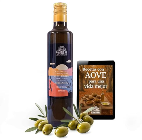 Aceite de Oliva Virgen Extra Ecológico Picual 500 ml – Recolección Temprana – Sin Filtrar – AOVE Premium Jaén – Extracción en Frío – CAMINO DE COSTERAS