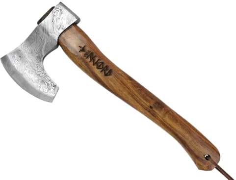 Wikinger Axt: Njord Vidar Viking Damast mittel