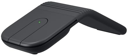 Logitech Mobi Fold, souris de voyage ultraportable | Petite, légère, défilement tactile, clics discrets, DPI 4K, Bluetooth, pour PC, Mac, Chromebook, Android, iPad - Graphite
