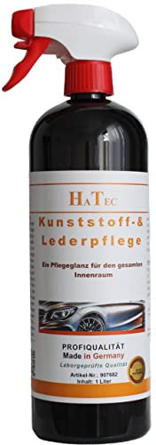 HaTec Kunststoffreiniger, Kunststoff & -Lederpfelge 1-Liter, Kunststoffpflege, Leder Reiniger, Lederpflege, Cockpitreiniger, Cockpitpflege