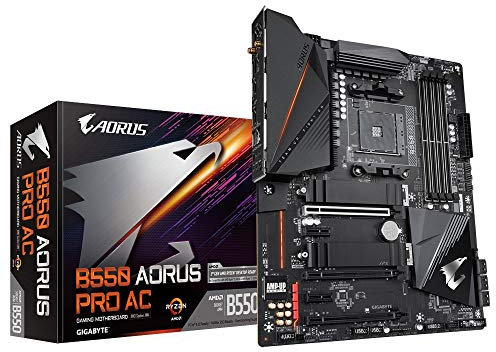 Gigabyte B550 AORUS Pro AC ATX Mainboard Sockel AM4 M.2/HDMI/USB3.2/WiFi/BT