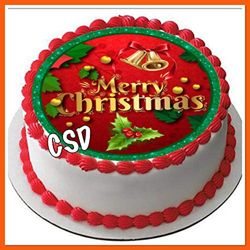 Tortenaufleger Weihnachten 04, Zuckerpapier Tortenbild, Fototorte, Weihnachten