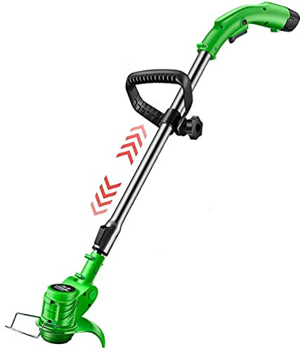 GMRZ Tagliaerba Elettrica Tagliabordi A Batteria con Lama di Ricambio E Batterie Ricaricabili, Decespugliatore Portatile Senza Corde 21V,1 Battery