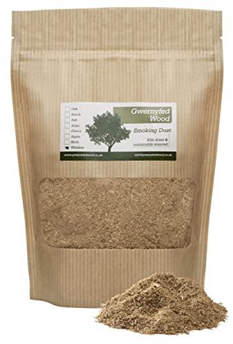 Fine Smoking/Smoker Dust for Cold Smokers 1.5 Litre. Milled to 0-1mm in Wales for a perfect, long smoke. Apple, Oak, Cherry, Whiskey Barrel, Alder & Beech. (Whiskey Barrel)