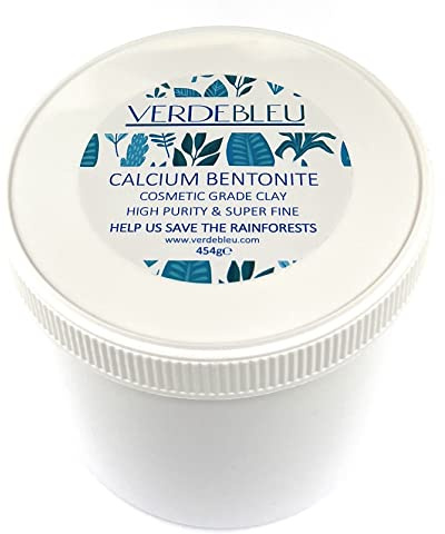100% natürlicher Calcium Bentonit Ton, 454g. Gesichtsreiniger, Mitesserentferner, Porenminimierer. Hohe Reinheit. Wir Spenden 5% des Gewinns, um Regenwälder zu Retten