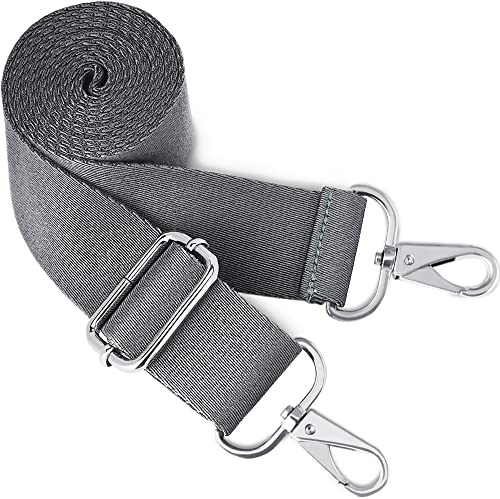BOACAY Bred Axelremsrem med Clips för Kameraväska, Handväska, Utbytbar Crossbody-Väskrem, Universal och Justerbar, 80-143cm