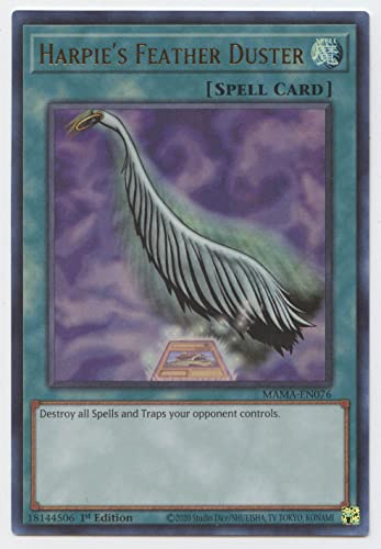 Harpie's Feather Duster - MAMA-EN076 - Ultra Rare - 1st Edition