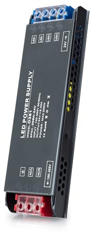 BRIMETI LED Transformator 24V 200W 8.33A AC 220V till 24V DC LED Drivrutin Strömförsörjning Konstant Spänning Slim Lågspänning Nätadapter för Strip Lampor Inomhusbruk Skåpbelysning