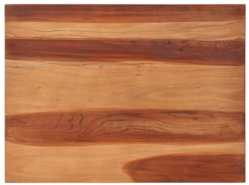vidaXL Tischplatte Massivholz Palisander 25-27 mm 60×80 cm