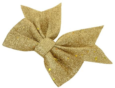 Warmhm Weihnachtsbaumbogen Gold Staub Glitzer Bogen Selbstgemacht Dekorationsschleife 30x35cm Wiederverwendbare Weihnachtsbaumschmuck Schleife Für Weihnachtsfeier