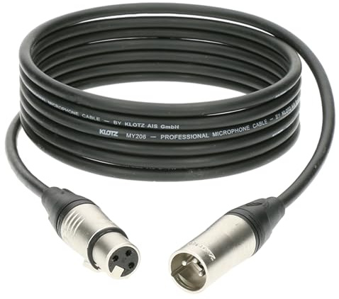 Klotz M1K1FM0150 Mikrofonkabel schwarz 1,5 m - Mikrofonkabel