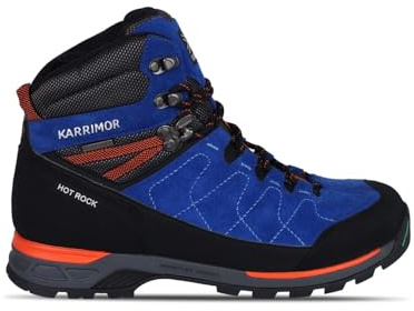 Karrimor Hot Rock Mens Walking Boots Blue/Orange 10.5 (45.5)