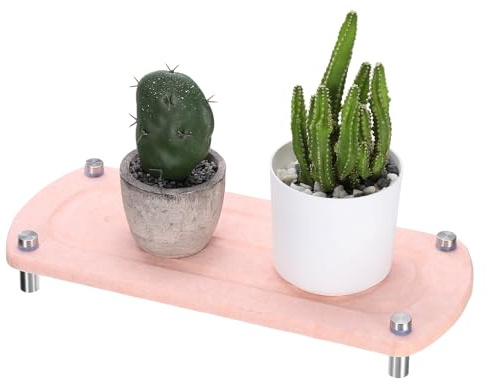 uxcell Instant Dry Sink Caddy Organizer, Kitchen Sink Organizer Sponge Holder, Sink Diatomaceous Stand Riser with Stainless Steel Feet, Pink