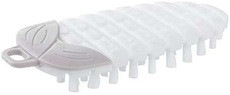 Gemüsebürste, Kartoffelbürste, Reinigungsbürste, mehrere Obst- und Gemüsebürste, Gemüsebürste, Schrubber für alle Arten von Obst, Gemüse (weiß)