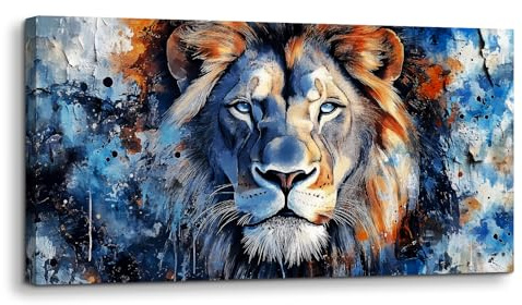 hyidecorart Modern Wandbilder Wohnzimmer Tier Aesthetic Gemälde 50x100 cm | Lebendige Tiermotive, HD-Druck, einfach aufzuhängen, schnelle Montage, für viele Räume, Wanddekoration