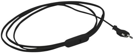 Conexión con Interruptor Negra 2 Metros, Ideal para controlar y gestionar la energía en Espacios eléctricos.