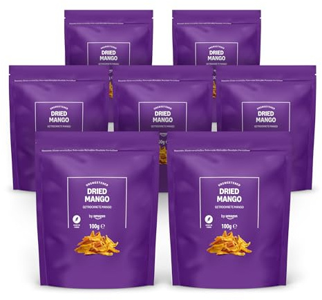 by Amazon Mango Deshidratado, 100 g, paquete de 7
