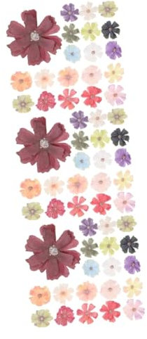 Lurrose 3 Sätze Künstliche Blumen Gefälscht Künstliche Rosen Pfingstrosen Anlage Künstliche Blüten Artificial Flower Blumenkranz Selber Machen Miniblumen Zum Basteln Polyester 50 Stück * 3