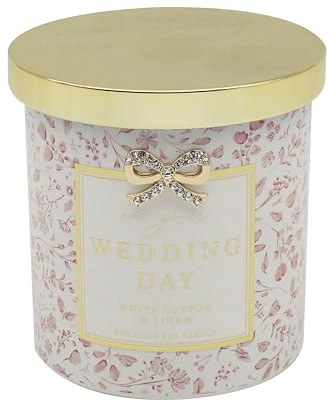 Lesser & Pavey On Your Wedding Day Candle Madelaine by Hearts Design For Home & Decor | Long Burning Aromatherapy Candle Set For Relaxation & Air Freshner | Large Scented Candles Gifts For Women & Men