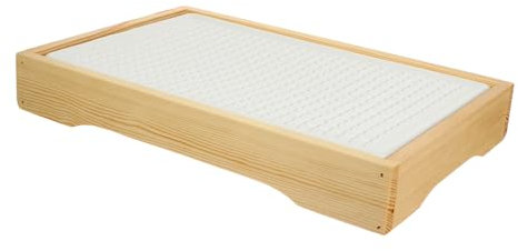 KICHOUSE 1 Juego Hielo Fresco Frío Bandeja De Enfriamiento De Alimentos Sushi Acuerdo Para Plato Fuente De Servir Refrigerada Placa De Enfriamiento Bambú