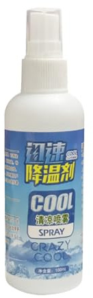 100 ml di raffreddamento spray estate - spray per il corpo 100 ml, effetto di raffreddamento immediato | Spray a digiuno per uomini donne all'aperto, raffreddamento rapido in calore, refrigerante per