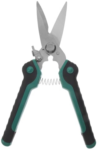Holibanna Tijeras Eléctricas Antideslizantes Recortadora Multifuncción Cortador De Cables y Metálicas Acero Inoxidable Verde Para Uso Doméstico y Profesional