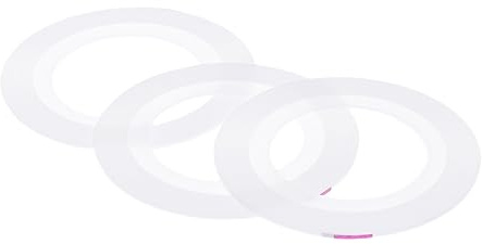 WRITWAA Cintas Adhesivas para Uñas de Metal Autoadhesivas en Color Blanco 3 piezas para Diseño de Uñas y Pedicura Fáciles de Usar