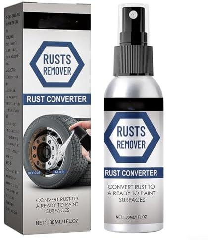 Spray convertisseur de rouille pour métal S 30 ml, formule automobile sans fer pour un retrait rapide de la rouille et une remise à neuf efficace