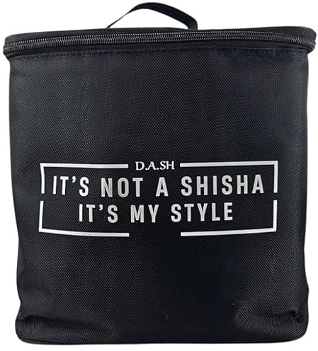D.A.SH Mochila para cachimbas 31 x 25.5 cm - Permite el transporte de shishas montadas y complementos - Acolchada en su interior para mayor protección - Macuto de poliéster reforzado de alto gramaje