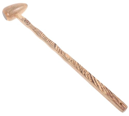 CIYODO Holz Massagehammer Handmassagegerät aus Robustem Holz für Schulter Rückenmassage Manuell Ergonomisch Geformt Langlebig für Professionelle und Private Anwendung