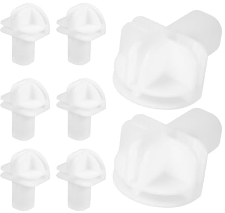 NULYLU 8 pezzi Connettori in Plastica per Scaffali Cubo Clip di Chiusura per Armadi Modulari Organizer Fili e Stoccaggio Fai da Te Adatti per Scaffalature in Filo e Gabbie per Animali