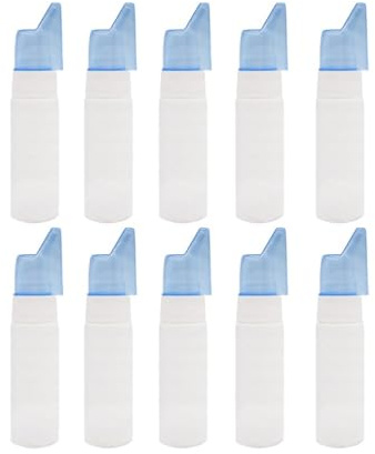 JOINPAYA Botellas de Spray Nasal de Plástico Recargables 70 Ml, 10 Piezas, Mini Pulverizador Portátil para Limpieza Nasal Adulto y Viaje, Bote Pulverizador Reutilizable de Niebla Fina