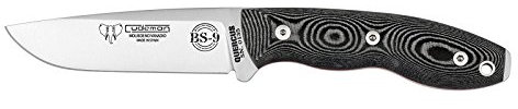 Cudeman Cuchillo 160-M SB9 Quercus Hoja de Acero Molibdeno Vanadio Micarta Negra + Tarjeta Multiusos de Regalo