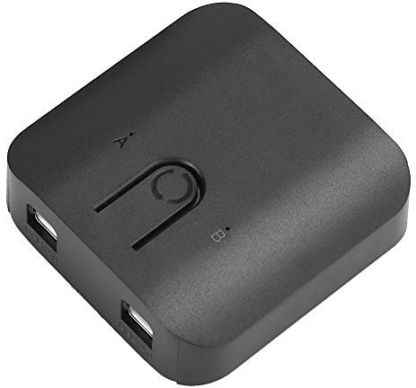 Topiky USB 2.0-Freigabeschalter, 2-in 1-Out-Computer Peripherie-Auswahl-Splitter-Verteileradapter für PC, Drucker, Scanner, Maus, Tastatur