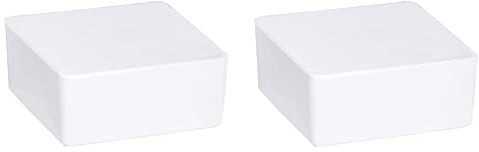 WENKO Nachfüller Raumentfeuchter Cube mit Orangenduft, 500 g Granulatblock,10 x 5 x 10 cm, Weiß & Nachfüller Raumentfeuchter Cube mit Orangenduft, 12 x 5 x 12 cm, Weiß