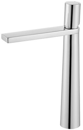 Rubinetto Lavandino Bagno Lungo Rubinetteria Per Lavabo Da Appoggio Miscelatore Monocomando Lavabo Miscelato Caldo E Freddo Tutto In Rame Monoforo,cromo,alto