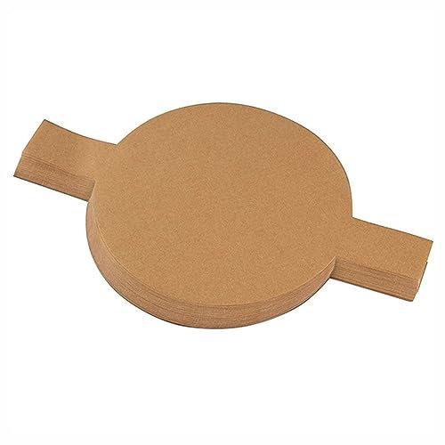 MAGICLULU Feuilles De Papier Sulfurisé Rondes De 8 Pouces 100 Feuilles Antiadhésives Et Résistantes À La Graisse Pour Une Cuisson Facile