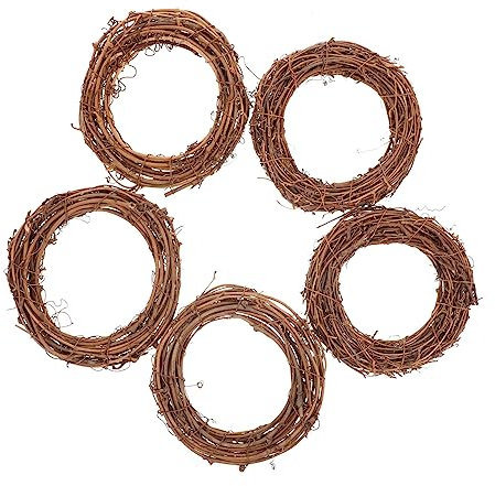 Weichnachtsdekoration Rattankranz DIY-rattanring Traumfängerringe Für Türdekor Festive Wanddekoration