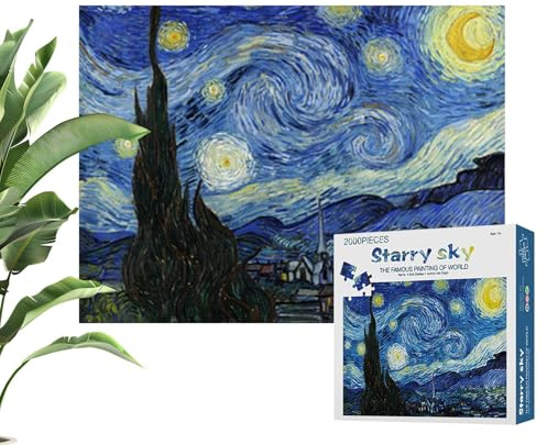 2000 Pezzi | Gioco Opere D'arte,Adulti - Casa Camera Da Festa Vacanze Coppie Natale San Fine Settimana Compleanno