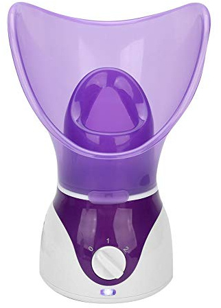 Vaporizador de Cara Púrpura, Humidificador de Aromaterapia, Pulverizador de Niebla Facial para Sauna en el Hogar, Máquina Hidratante para la Cara - Regalo Ideal(EU)