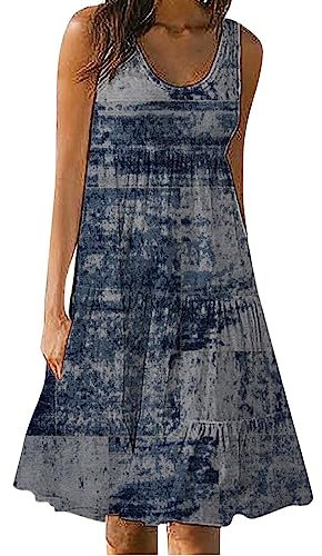 Cocila Vestiti Premaman Estivi Abito con Paillettes Argento Salopette Jeans Donna con Gonna Vestito Donna Mare Lungo Abito Cerimonia Avorio Abito Bianco da Sera Donna (Dark Gray, XXL)