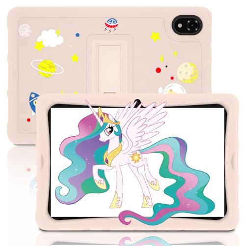 DOOGEE U10 Kid Kinder Tablet 10.1 Zoll, 9GB+128GB/1TB Tablet, 5MP+8MP, Android 13, WiFi-6/BT5.0/TUV/DRM L1, Kindersicherungs Kinder Tablets, vorinstallierte Kinder Lernsoftware und Spiele, Rosa